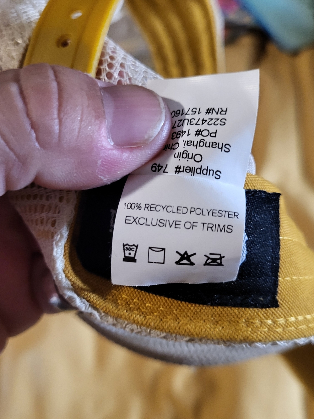 EUC Cotopaxi Mustard Yellow Mesh Patch Trucker Hat - Picture 6 of 8